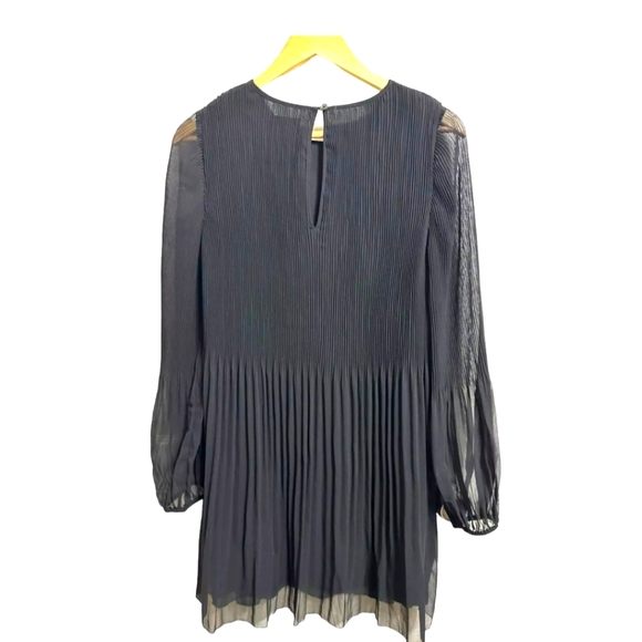 Wilfred Daydreamer mini Pleated chiffon mini dress size Small - Picture 3 of 6